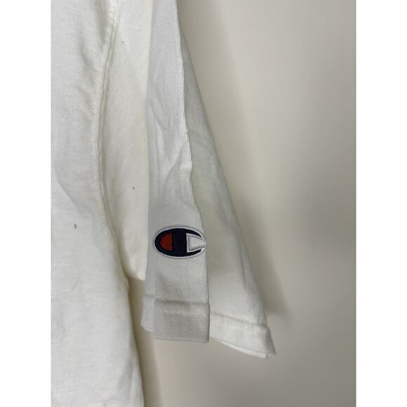 Champion Richjoe Mens Size Small White T-Shirt Upcycle Pocket Dior Oblique - Picture 3 of 9